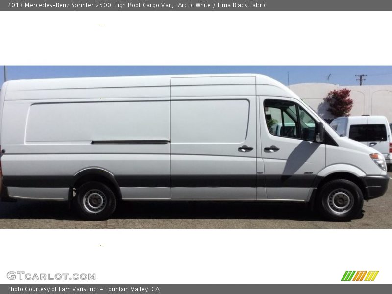 Arctic White / Lima Black Fabric 2013 Mercedes-Benz Sprinter 2500 High Roof Cargo Van