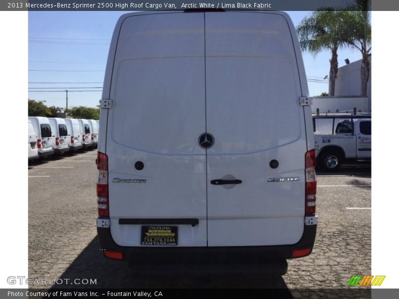 Arctic White / Lima Black Fabric 2013 Mercedes-Benz Sprinter 2500 High Roof Cargo Van