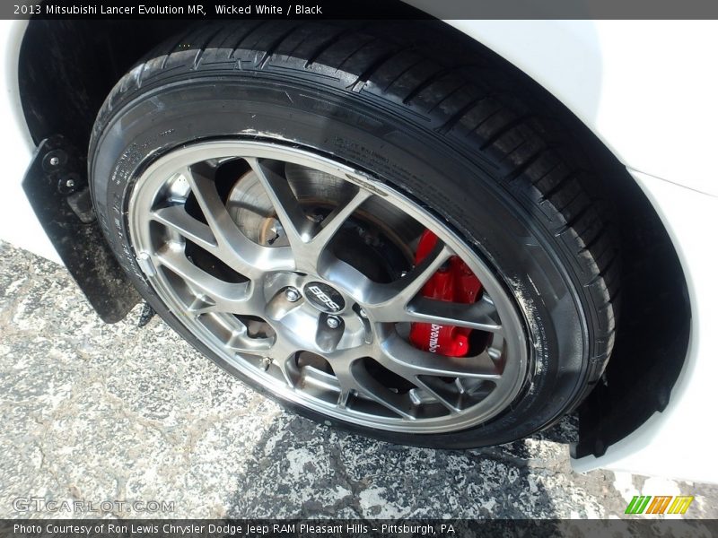Wicked White / Black 2013 Mitsubishi Lancer Evolution MR