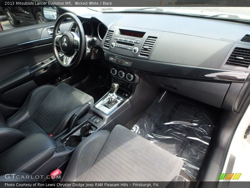 Wicked White / Black 2013 Mitsubishi Lancer Evolution MR