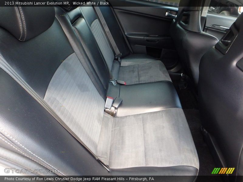 Wicked White / Black 2013 Mitsubishi Lancer Evolution MR