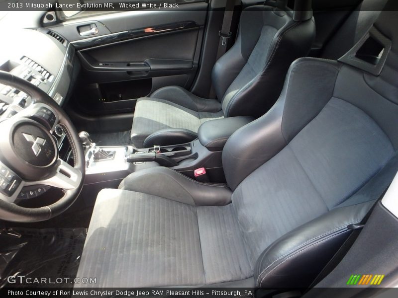 Wicked White / Black 2013 Mitsubishi Lancer Evolution MR