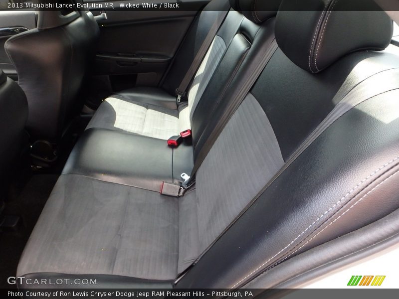 Wicked White / Black 2013 Mitsubishi Lancer Evolution MR