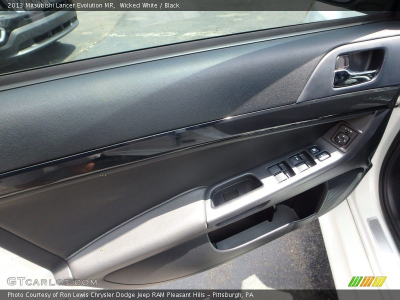 Wicked White / Black 2013 Mitsubishi Lancer Evolution MR