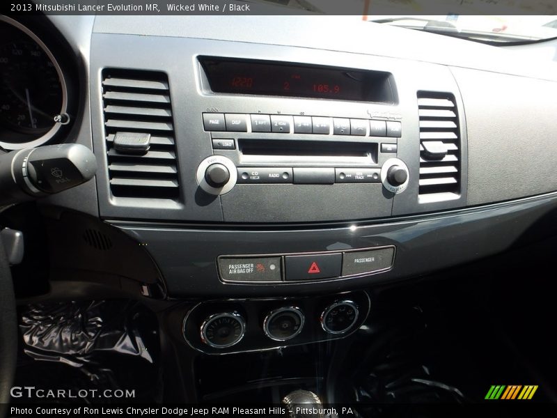 Wicked White / Black 2013 Mitsubishi Lancer Evolution MR