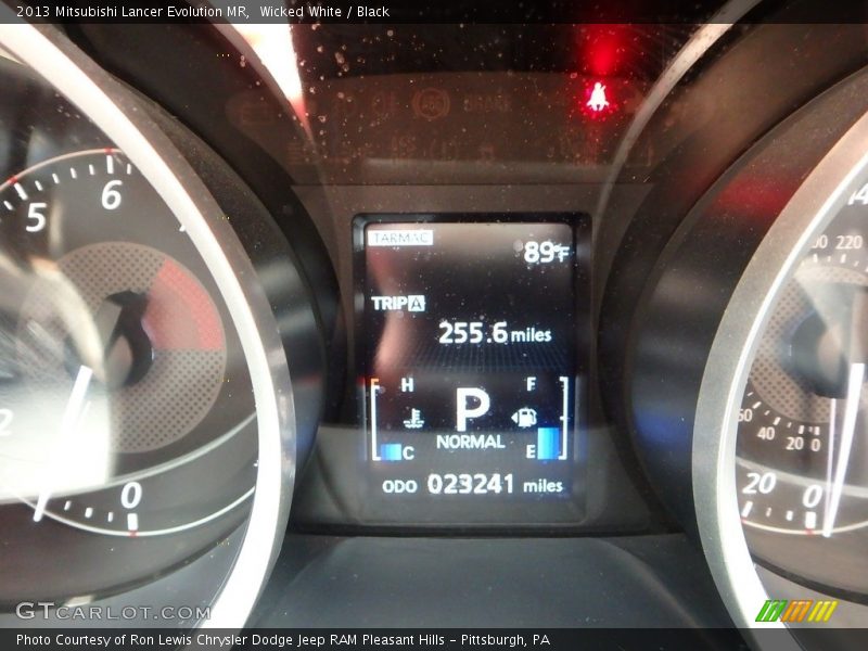 Wicked White / Black 2013 Mitsubishi Lancer Evolution MR