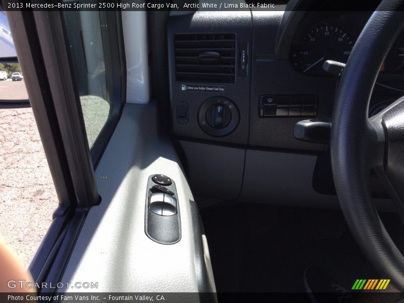 Arctic White / Lima Black Fabric 2013 Mercedes-Benz Sprinter 2500 High Roof Cargo Van