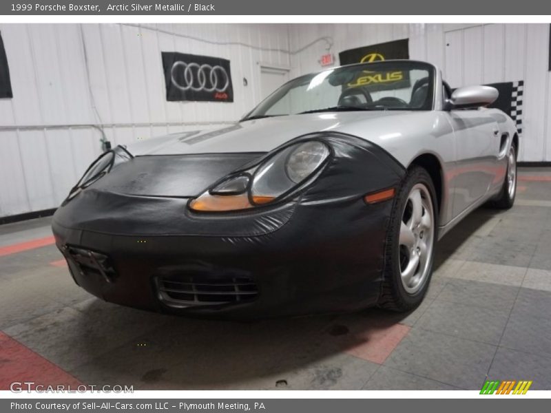 Arctic Silver Metallic / Black 1999 Porsche Boxster