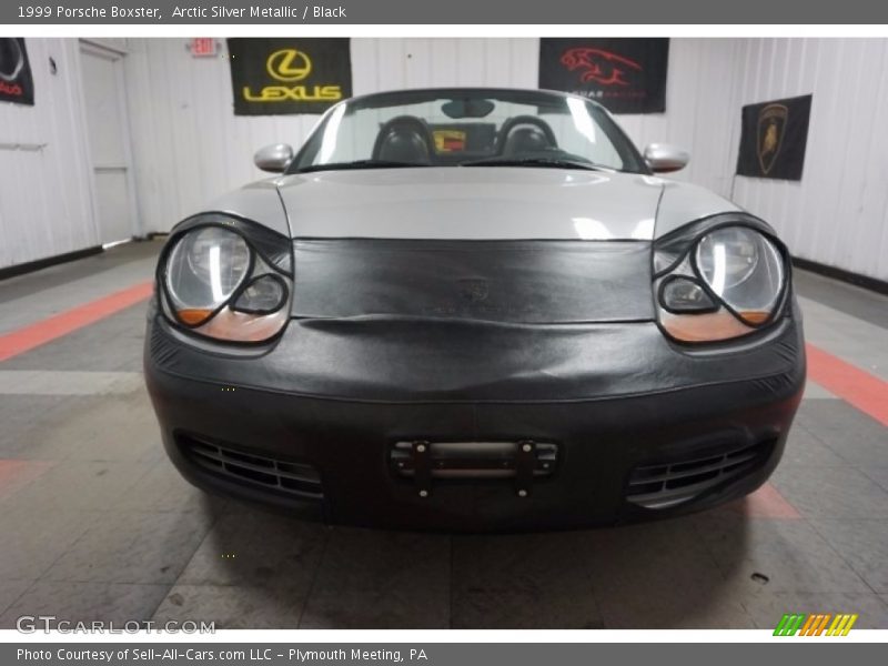 Arctic Silver Metallic / Black 1999 Porsche Boxster