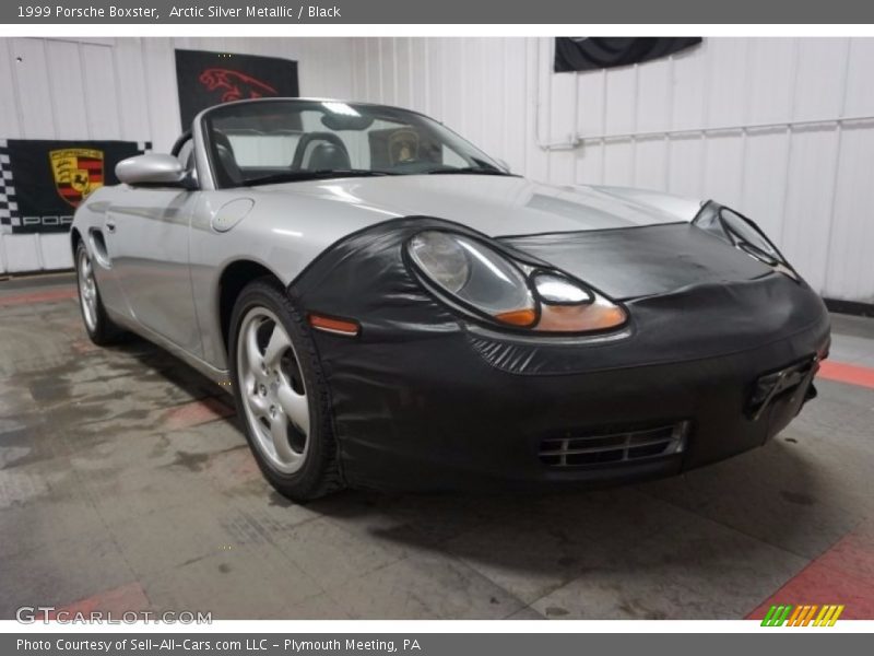Arctic Silver Metallic / Black 1999 Porsche Boxster