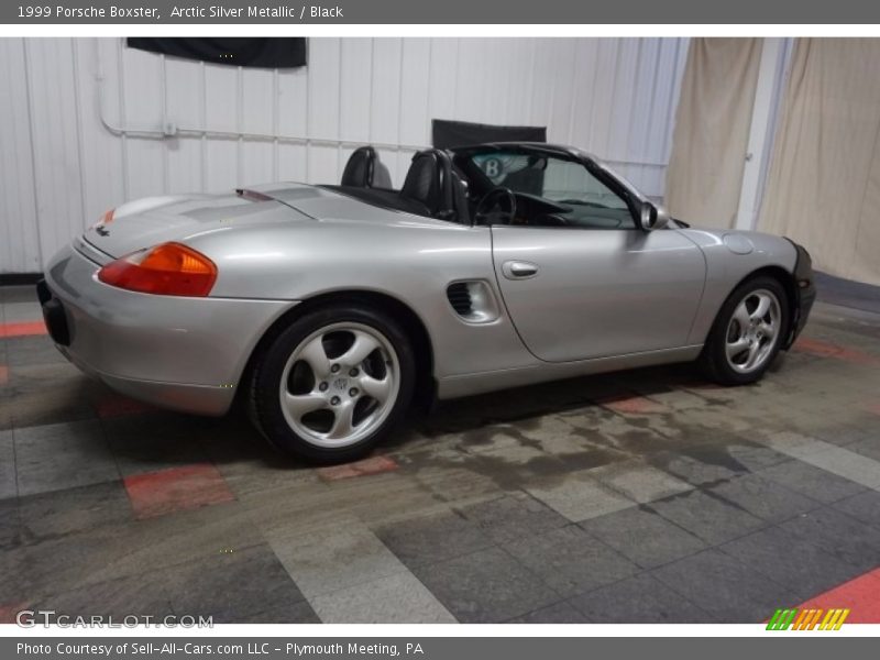 Arctic Silver Metallic / Black 1999 Porsche Boxster