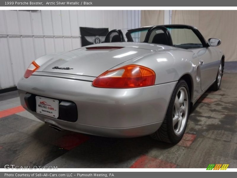Arctic Silver Metallic / Black 1999 Porsche Boxster