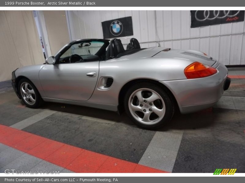 Arctic Silver Metallic / Black 1999 Porsche Boxster
