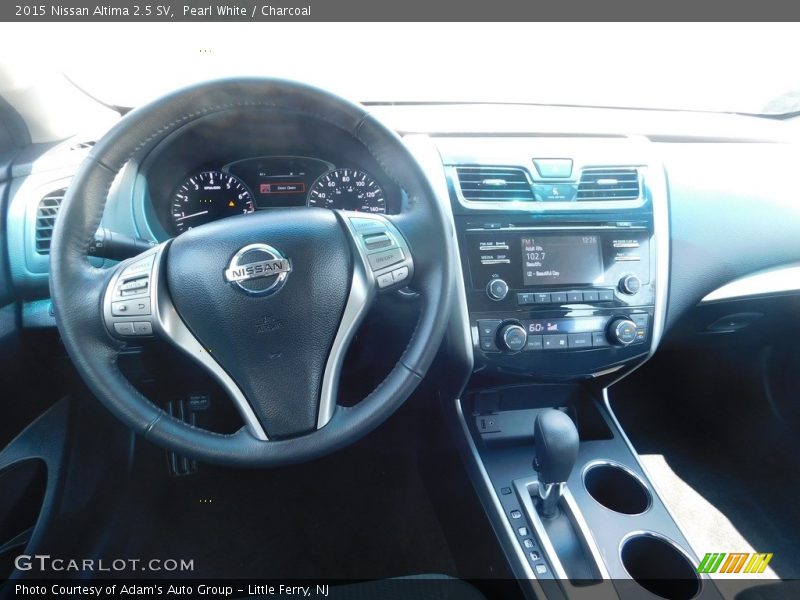 Pearl White / Charcoal 2015 Nissan Altima 2.5 SV