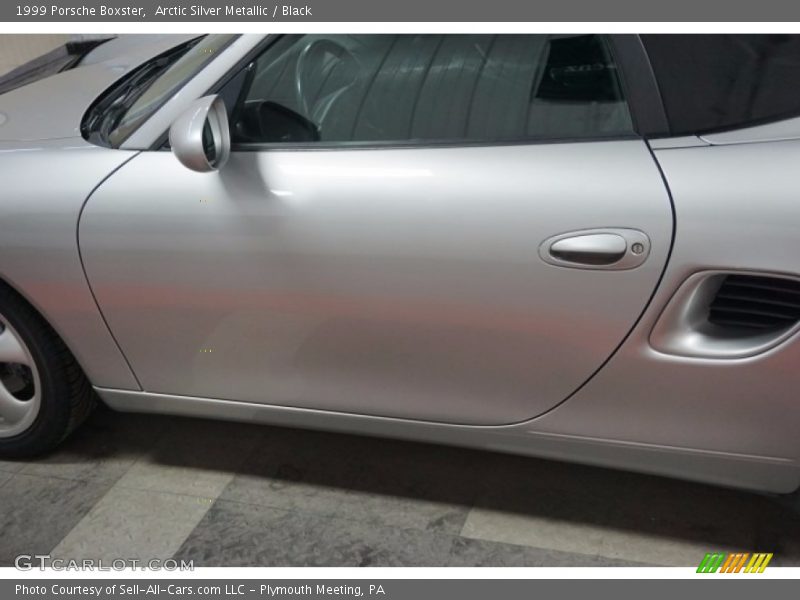 Arctic Silver Metallic / Black 1999 Porsche Boxster
