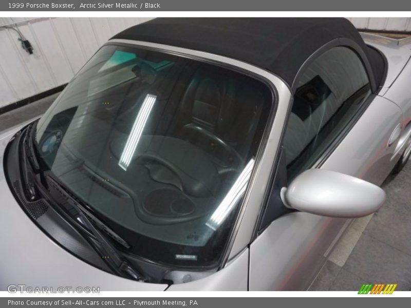 Arctic Silver Metallic / Black 1999 Porsche Boxster