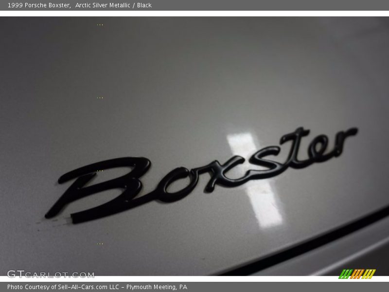 Arctic Silver Metallic / Black 1999 Porsche Boxster