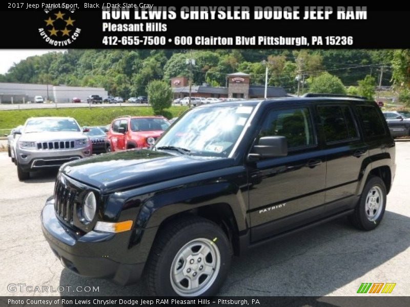 Black / Dark Slate Gray 2017 Jeep Patriot Sport