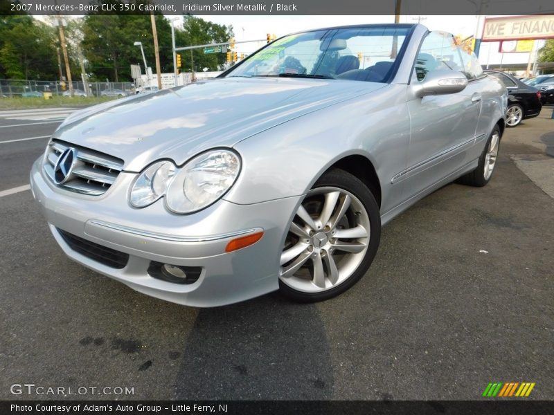 Iridium Silver Metallic / Black 2007 Mercedes-Benz CLK 350 Cabriolet