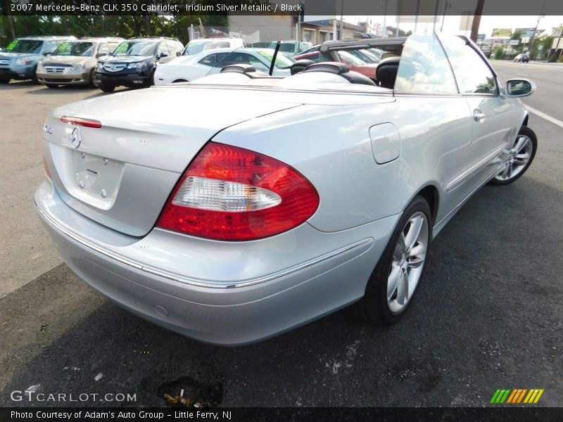 Iridium Silver Metallic / Black 2007 Mercedes-Benz CLK 350 Cabriolet