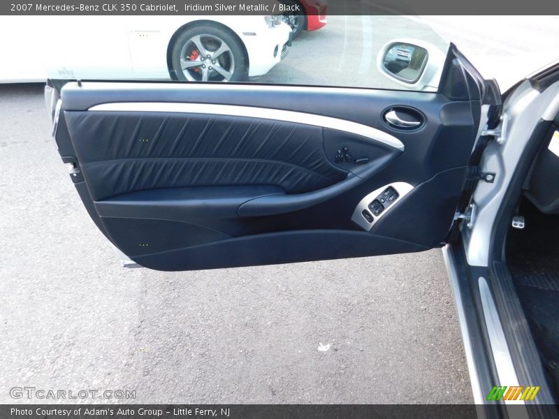 Iridium Silver Metallic / Black 2007 Mercedes-Benz CLK 350 Cabriolet