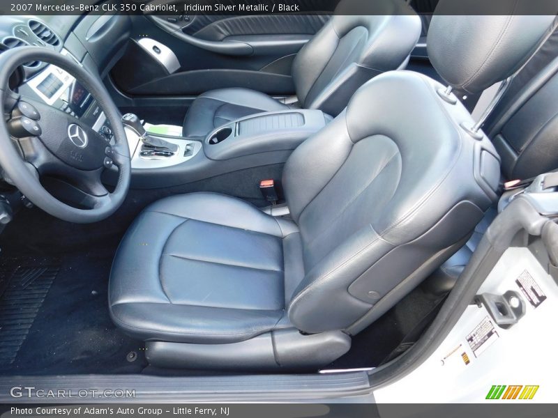 Iridium Silver Metallic / Black 2007 Mercedes-Benz CLK 350 Cabriolet
