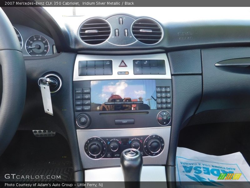 Iridium Silver Metallic / Black 2007 Mercedes-Benz CLK 350 Cabriolet