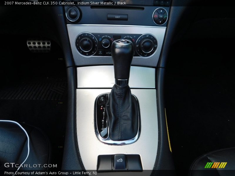 Iridium Silver Metallic / Black 2007 Mercedes-Benz CLK 350 Cabriolet