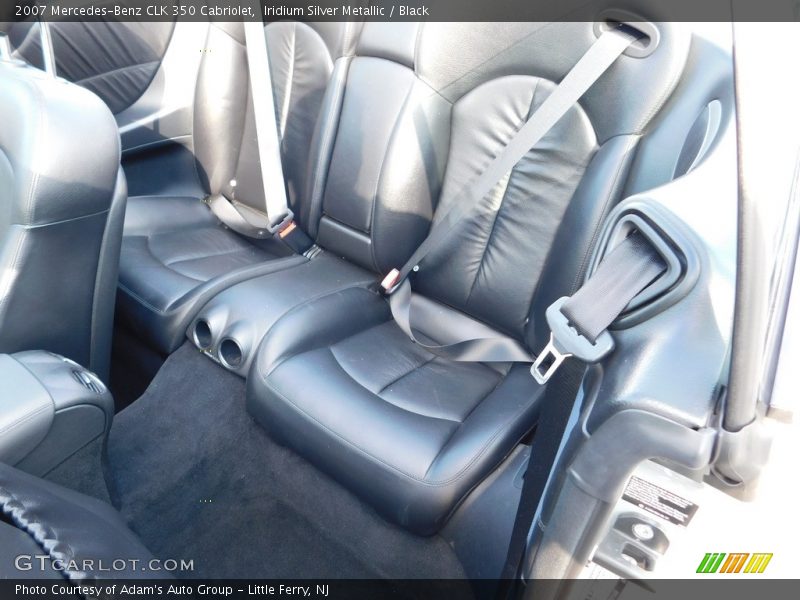 Iridium Silver Metallic / Black 2007 Mercedes-Benz CLK 350 Cabriolet