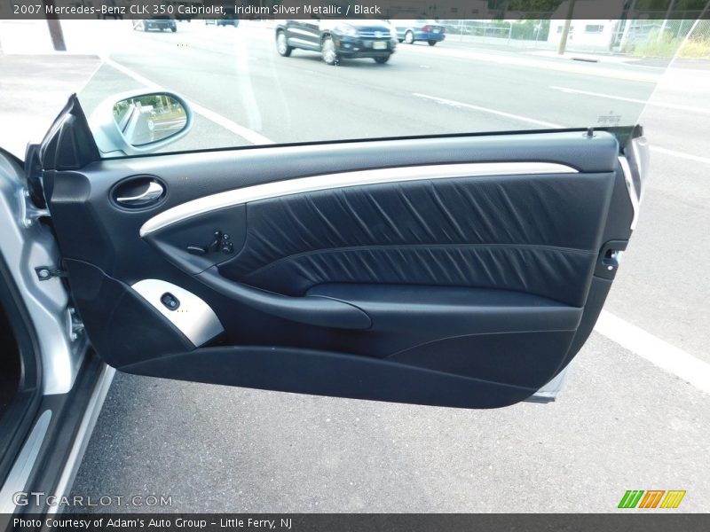 Iridium Silver Metallic / Black 2007 Mercedes-Benz CLK 350 Cabriolet