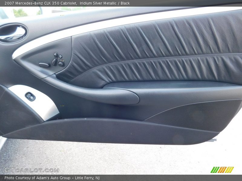 Iridium Silver Metallic / Black 2007 Mercedes-Benz CLK 350 Cabriolet