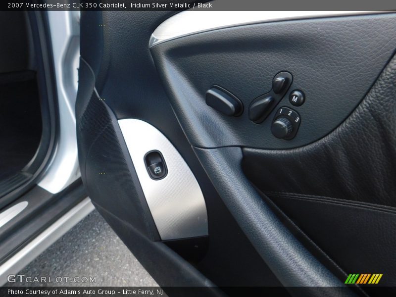 Iridium Silver Metallic / Black 2007 Mercedes-Benz CLK 350 Cabriolet