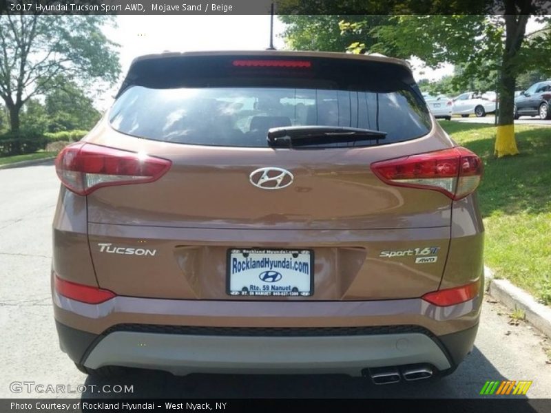 Mojave Sand / Beige 2017 Hyundai Tucson Sport AWD