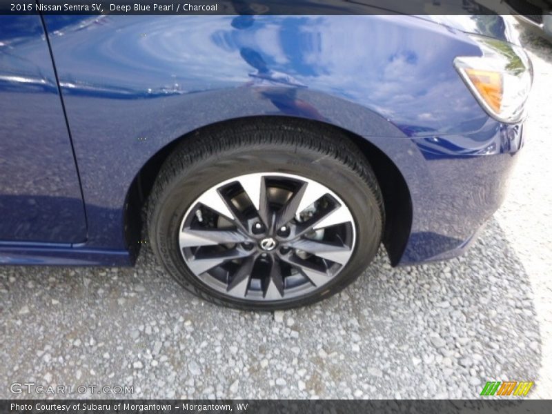 Deep Blue Pearl / Charcoal 2016 Nissan Sentra SV