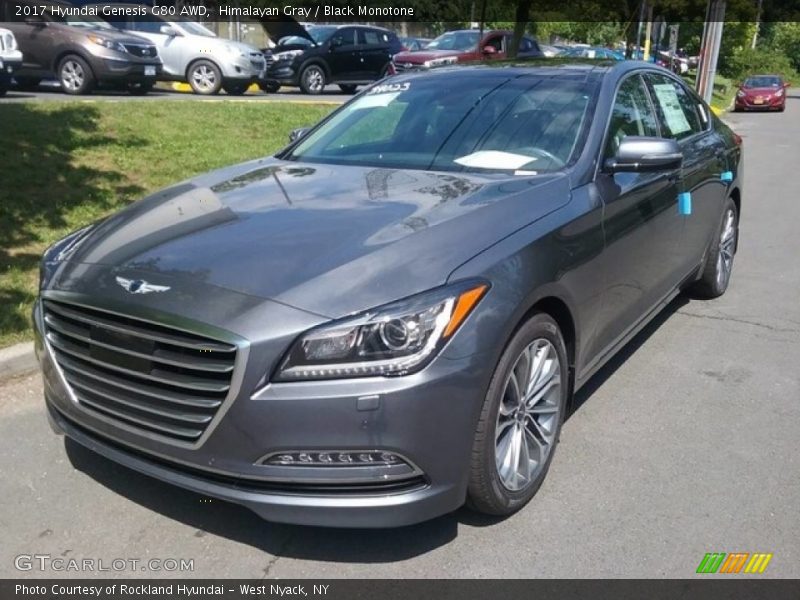 Himalayan Gray / Black Monotone 2017 Hyundai Genesis G80 AWD