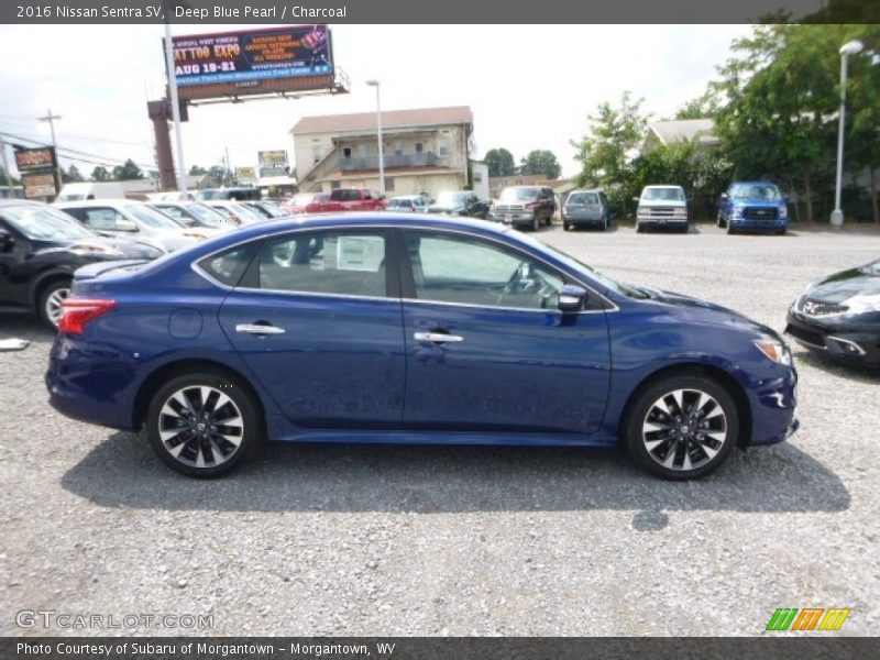 Deep Blue Pearl / Charcoal 2016 Nissan Sentra SV