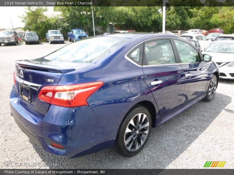 Deep Blue Pearl / Charcoal 2016 Nissan Sentra SV