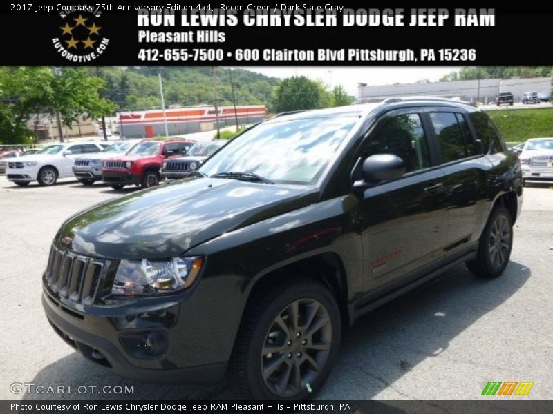 Recon Green / Dark Slate Gray 2017 Jeep Compass 75th Anniversary Edition 4x4