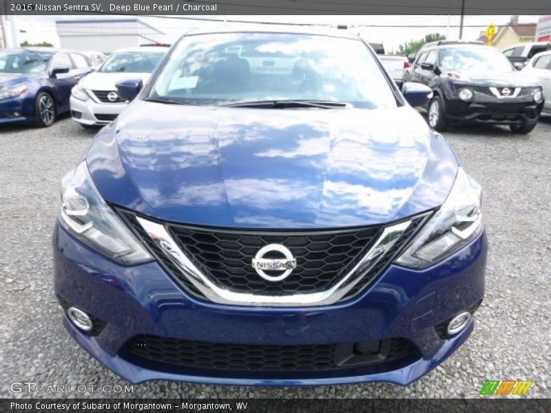 Deep Blue Pearl / Charcoal 2016 Nissan Sentra SV