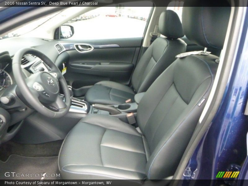 Deep Blue Pearl / Charcoal 2016 Nissan Sentra SV