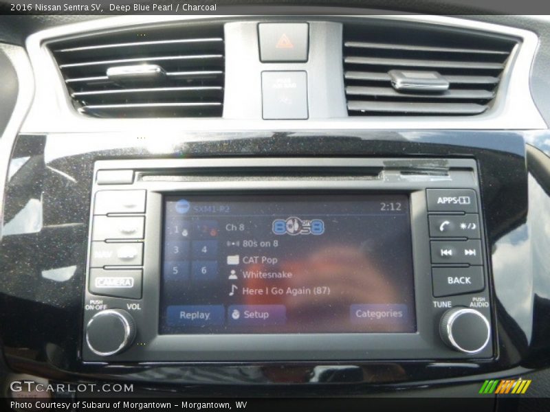 Deep Blue Pearl / Charcoal 2016 Nissan Sentra SV