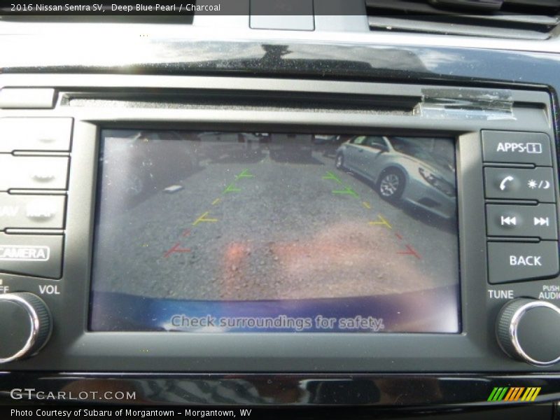 Deep Blue Pearl / Charcoal 2016 Nissan Sentra SV