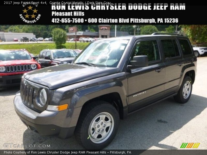 Granite Crystal Metallic / Dark Slate Gray 2017 Jeep Patriot Sport 4x4