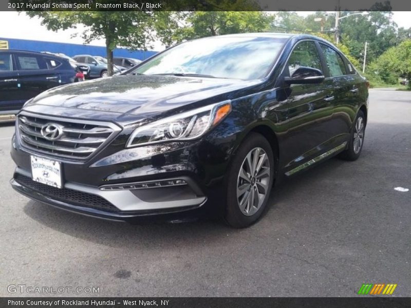 Phantom Black / Black 2017 Hyundai Sonata Sport
