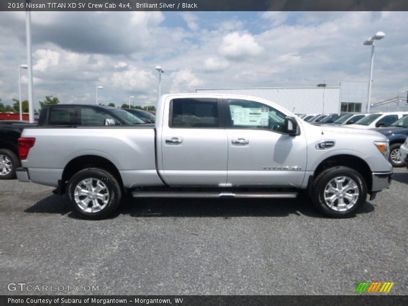 Brilliant Silver / Black 2016 Nissan TITAN XD SV Crew Cab 4x4