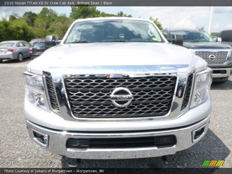 Brilliant Silver / Black 2016 Nissan TITAN XD SV Crew Cab 4x4