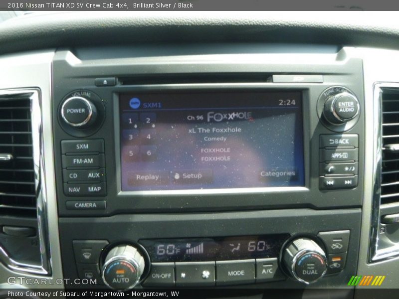 Brilliant Silver / Black 2016 Nissan TITAN XD SV Crew Cab 4x4