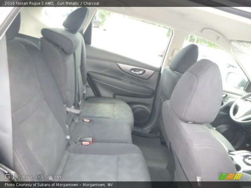 Gun Metallic / Charcoal 2016 Nissan Rogue S AWD