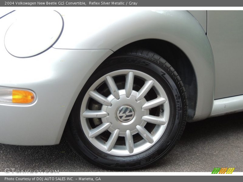 Reflex Silver Metallic / Gray 2004 Volkswagen New Beetle GLS Convertible