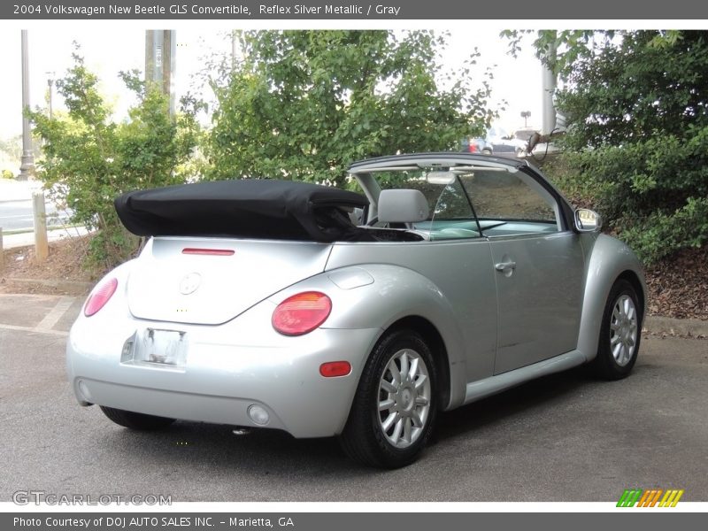 Reflex Silver Metallic / Gray 2004 Volkswagen New Beetle GLS Convertible